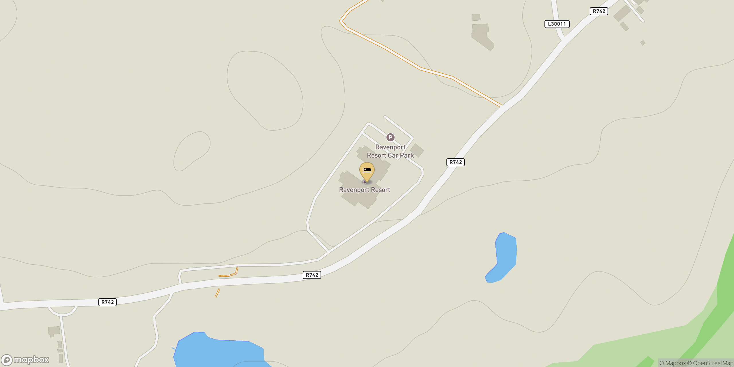 Map showing location of Neville Hotel Group